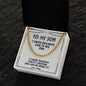 To My Son | Cuban Link Chain