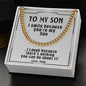 To My Son | Cuban Link Chain