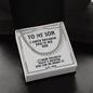 To My Son | Cuban Link Chain