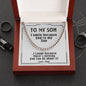 To My Son | Cuban Link Chain