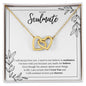 To My Soulmate | Interlocking Hearts necklace