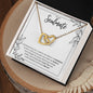 To My Soulmate | Interlocking Hearts necklace