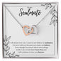 To My Soulmate | Interlocking Hearts necklace