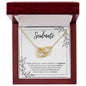 To My Soulmate | Interlocking Hearts necklace
