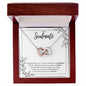 To My Soulmate | Interlocking Hearts necklace