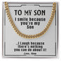 To My Son | Cuban Link Chain