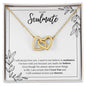 To My Soulmate | Interlocking Hearts necklace