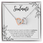 To My Soulmate | Interlocking Hearts necklace