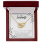 To My Soulmate | Interlocking Hearts necklace
